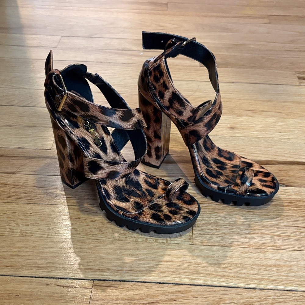 Leopard Print Women's Heels